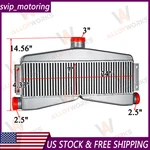 2.5" Inlet 3" Center Outlet Twin Turbo Intercooler Universal 24X7X3.5 Core New. Price: $259.00.