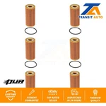 Engine Cartridge Oil Filter (6 Pack) For Volkswagen Audi Jetta Tiguan Atlas Q5 New. Price: $39.80.