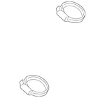 Genuine Nissan Inter-cooler Pipe Clamp 14464-5CA1A New. Price: $13.88.