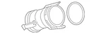 Genuine Volkswagen Connector Tube 04E-145-875-F New. Price: $71.21.