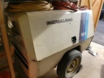 Ingersoll Rand Diesel Towable Air Compressor Jack Hammer Construction Used. Price: $4598.88.