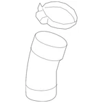 Genuine Volkswagen Rear Hose 3QF-145-838-A New. Price: $107.27.