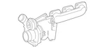 Genuine Mercedes-benz Exhaust Gas Turbocharger 278-090-37-80-64 New. Price: $4297.33.
