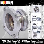 Steel Adapter Fit GT35 4 Bolt Flange To 2.5" V-band New. Price: $28.21.