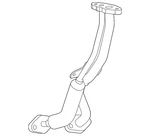 Genuine Gm Turbocharger Oil Feed Pipe 55511054 New. Price: $99.20.