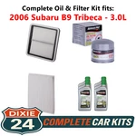 Fits: 2006 Subaru B9 Tribeca 3.0L Complete Cabin, Air & Oil Filter Kit (5W-30) New. Price: $96.95.