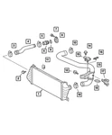 Genuine Mopar Turbo To Charge Air Cooler Hose 5104142AA New. Price: $58.70.