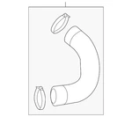 Genuine Audi Inter-cooler Pipe 4L0-145-972-A New. Price: $110.19.