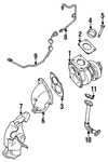 Genuine Mitsubishi Oil Tube MD189736 New. Price: $23.00.