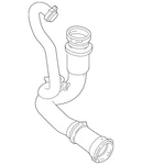 Genuine Land-rover Inter-cooler Hose LR156362 New. Price: $271.47.