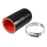 Set 38MM 1.50" Id Universal Auto Silicone Hose With Clamp Plug Black New. Price: $16.16.