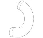 Genuine Audi Inter-cooler Pipe 4L0-145-972-B New. Price: $116.99.