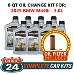 Fits: 2025 Bmw M440I 3.0L 6,000 Mile Synthetic Oil & Filter Kit (0W-20) New. Price: $119.95.