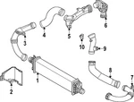 Genuine Nissan Inter-cooler Bracket 14462-7BA0B New. Price: $50.54.