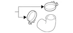 Genuine Mazda Intake Hose L33X-13-770B New. Price: $79.88.
