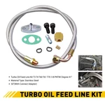 Turbo Oil Feed Line Kit Restrictor Flange -4AN AN4 90 Degree T3 T4 T60 T70 T61 New. Price: $18.99.