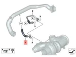 Bmw F15 F16 F25 F26 Turbocharger Coolant Supply Pipe 11538602577 New. Price: $91.35.