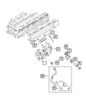 Genuine Mopar Turbo Oil Drain Tube 68269720AA New. Price: $144.55.