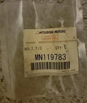 Oe Manifold To Turbo Bolt For Mitsubishi Lancer Evolution 8/9/X MN119783 New. Price: $35.99.