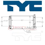 Tyc Radiator For 1991-1993 Gmc Sonoma 4.3L V6 Cooler Cooling Antifreeze Jh New. Price: $202.16.